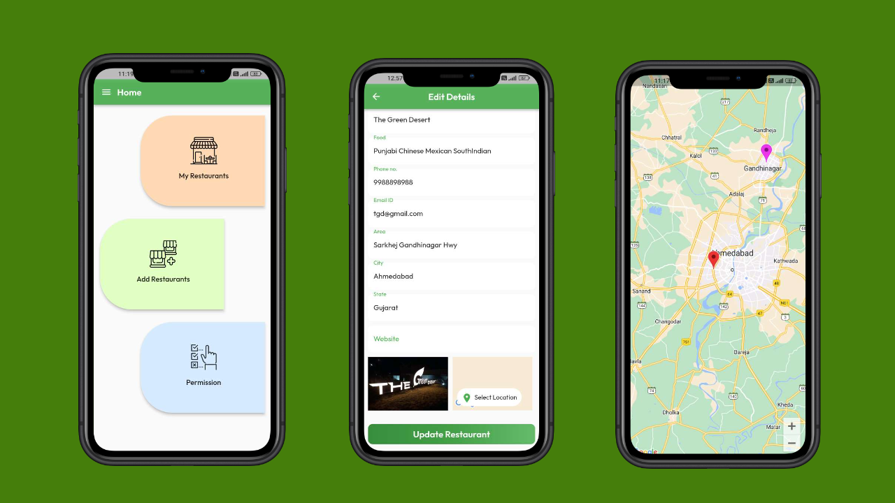 Multi Restaurant Mobile APP